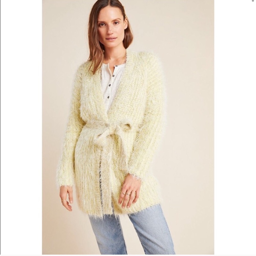 Anthropologie Larkin Shimmer Cardigan New Without Tags